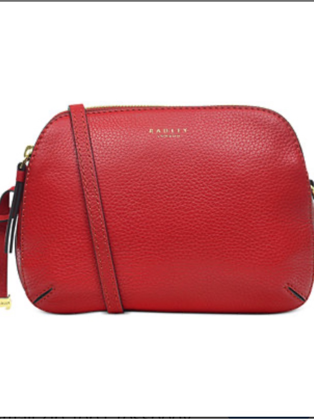 RADLEY London Crossbody Dukes Place Leather Multi-Compartment Bag Red Preppy
